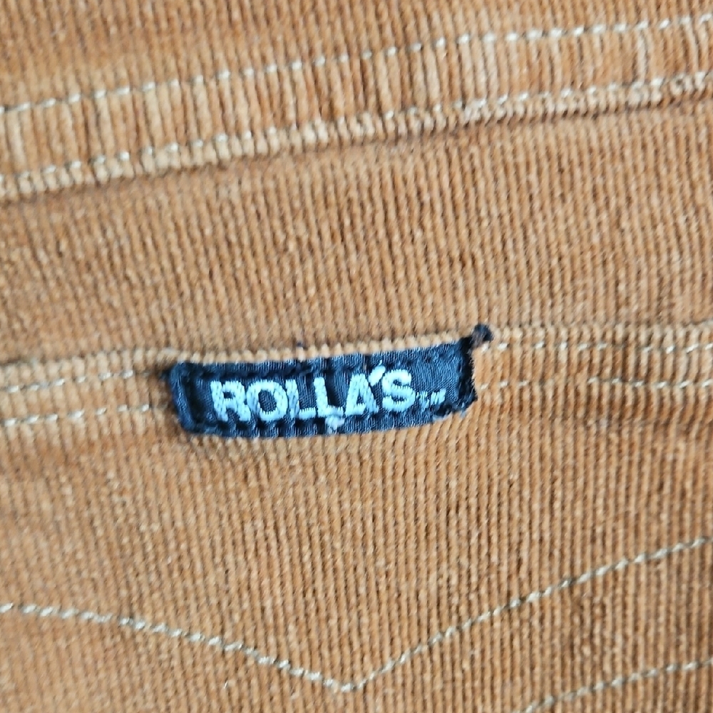 ROLLA'S Women's Orange Eastcoast Flare Pants Size 25 - Picture 2 of 6
